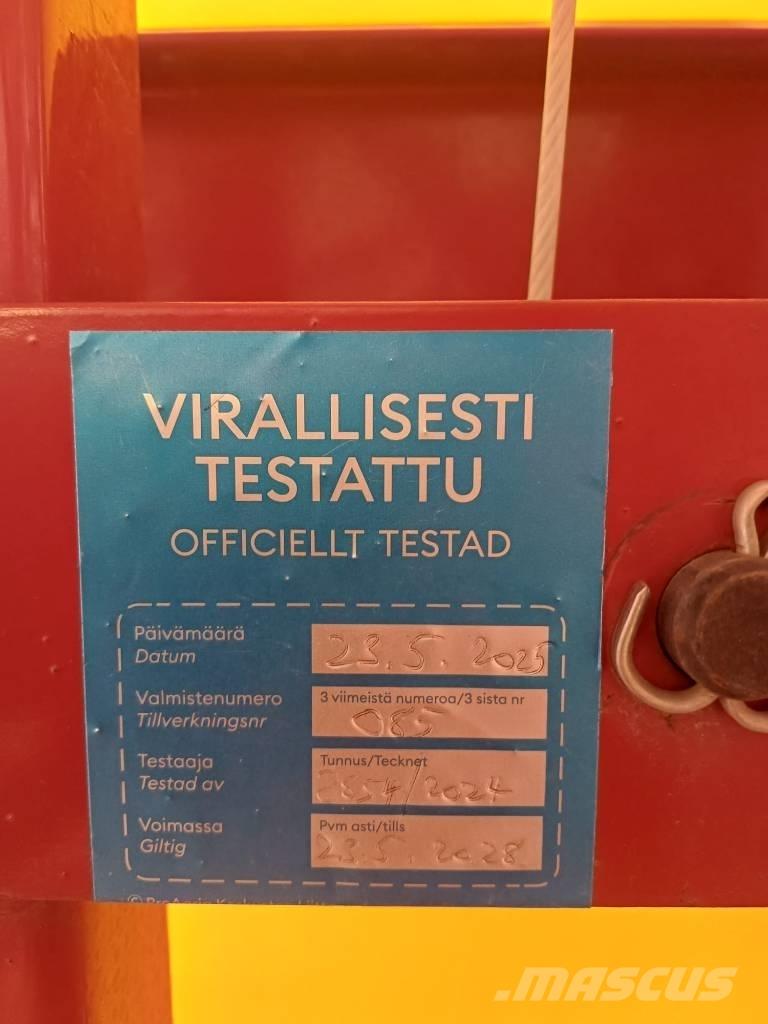 Hardi Master 850l Įmontuoti purkštuvai