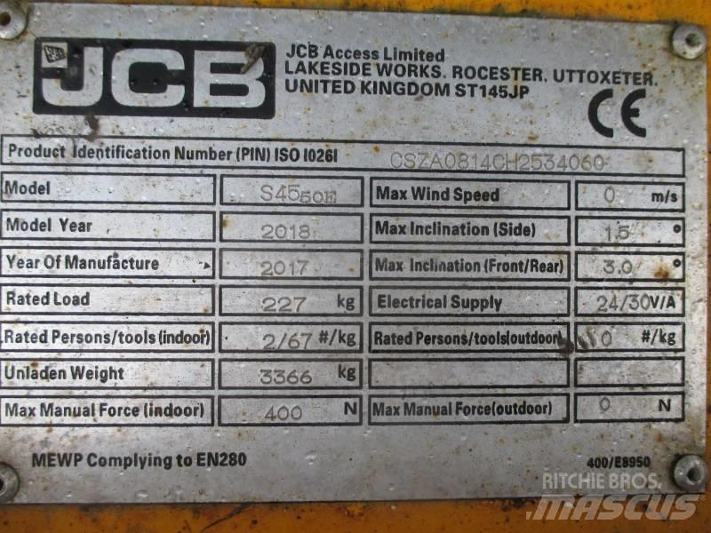 JCB S4550E Žirkliniai keltuvai