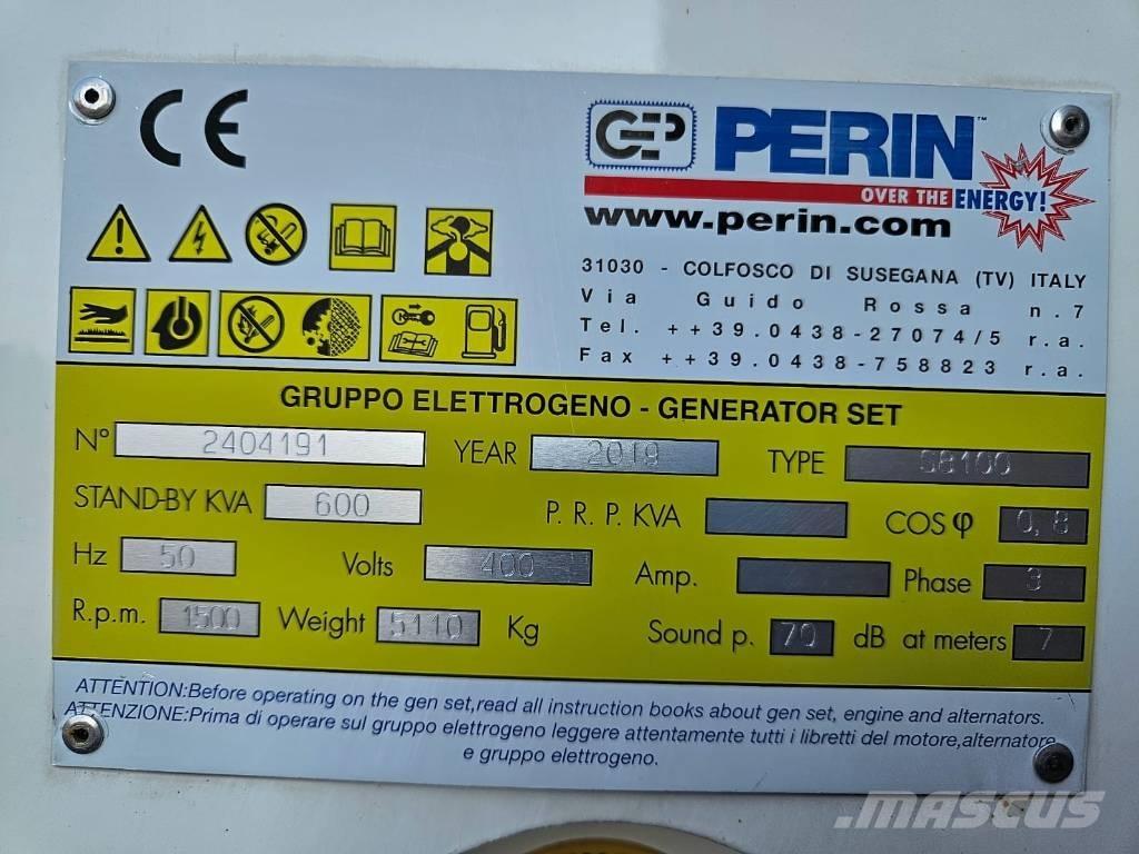  PERIN GEPI 600E Dyzeliniai generatoriai