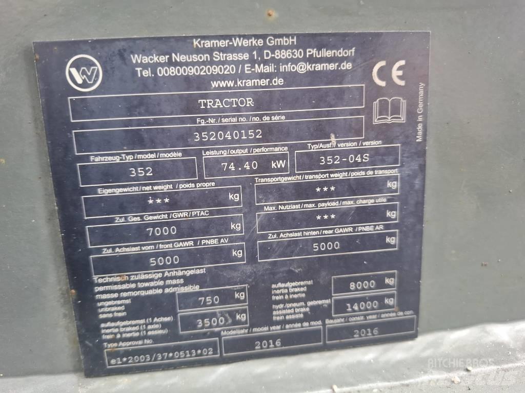 Kramer 8115 Naudoti ratiniai krautuvai