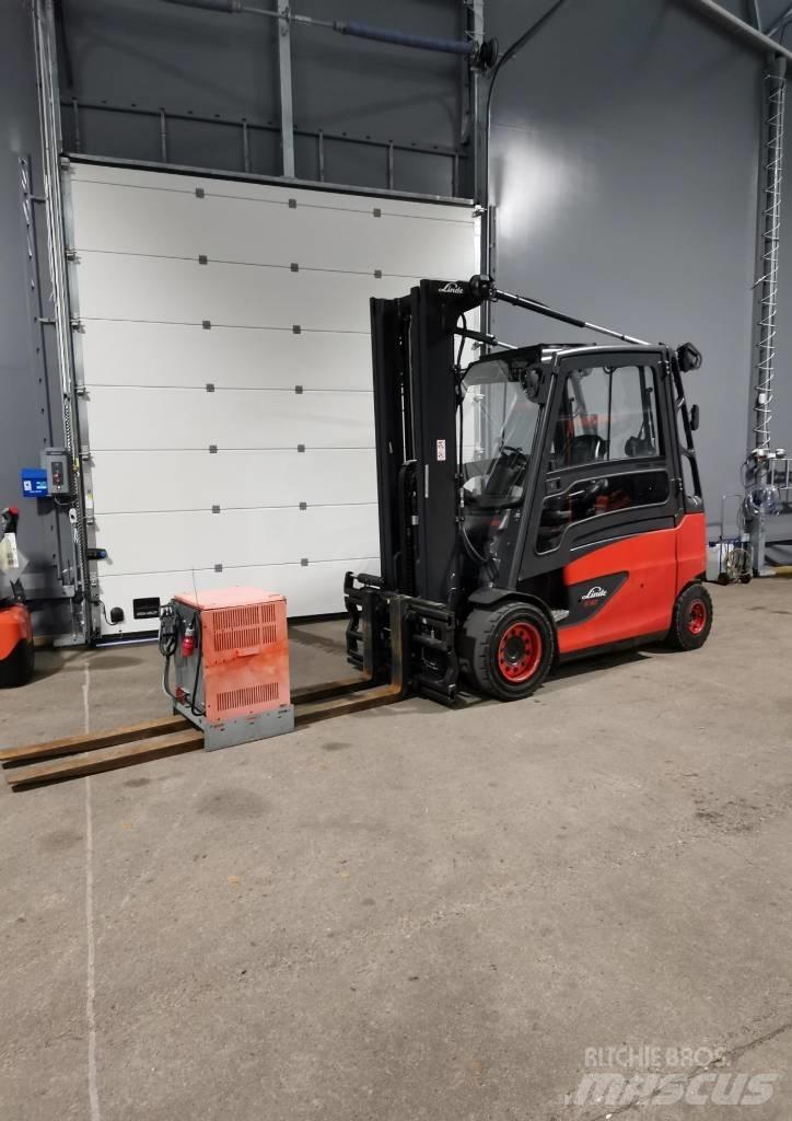 Linde E50HL-01 Elektriniai šakiniai krautuvai
