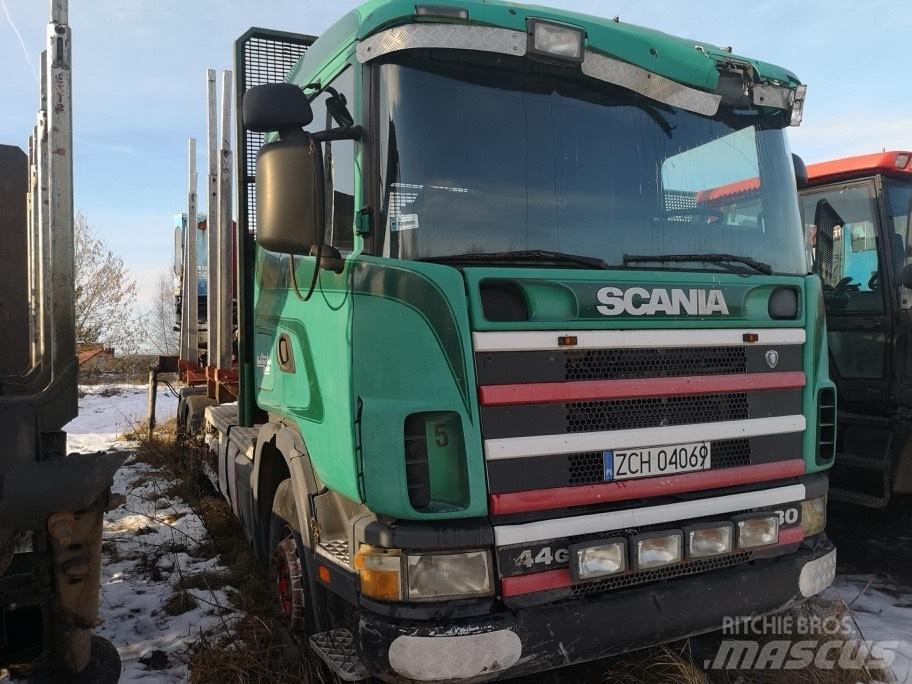 Scania 144 G Automobiliniai kranai