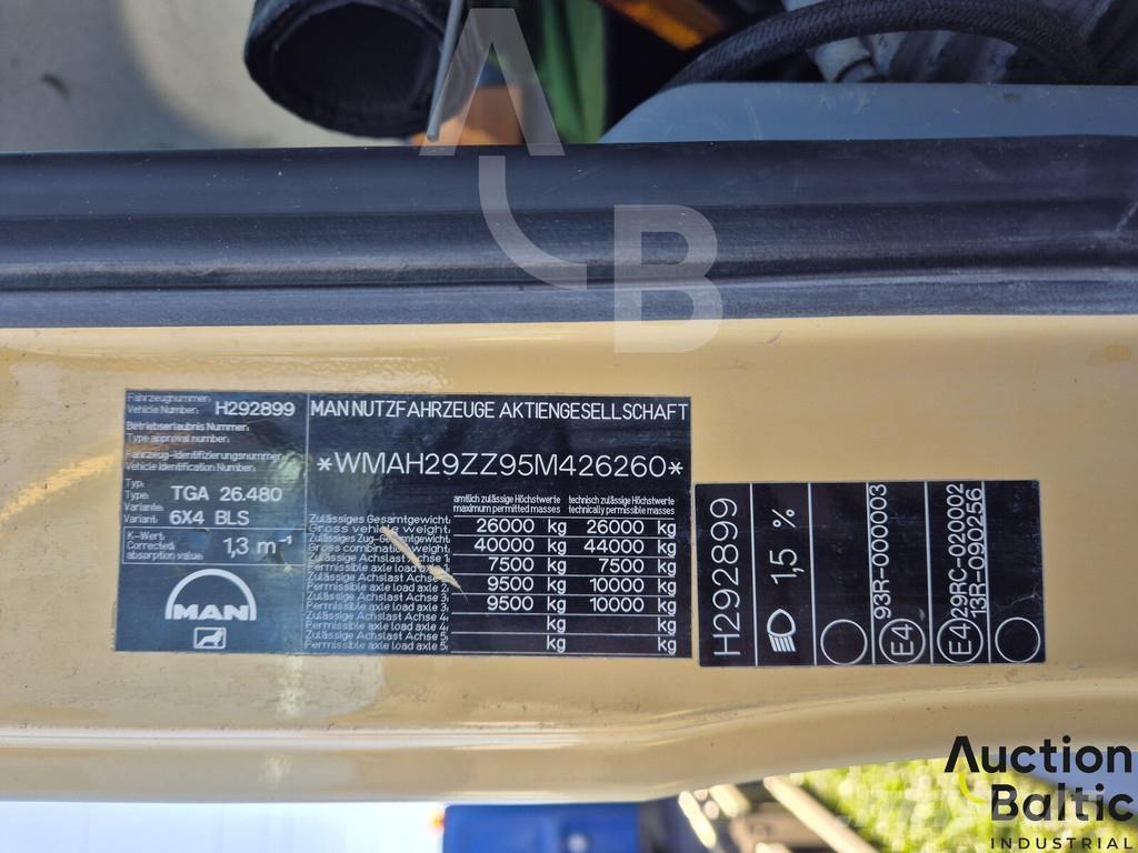 MAN TGA26.480 Naudoti vilkikai