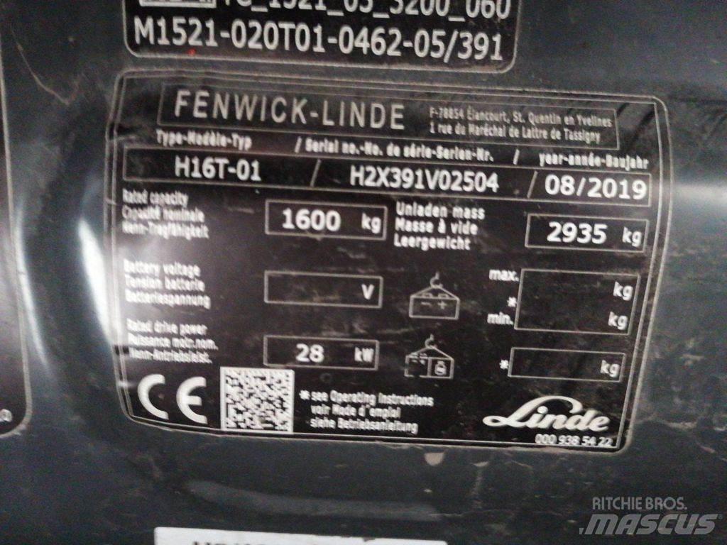 Linde H16T-01 LPG (dujiniai) krautuvai
