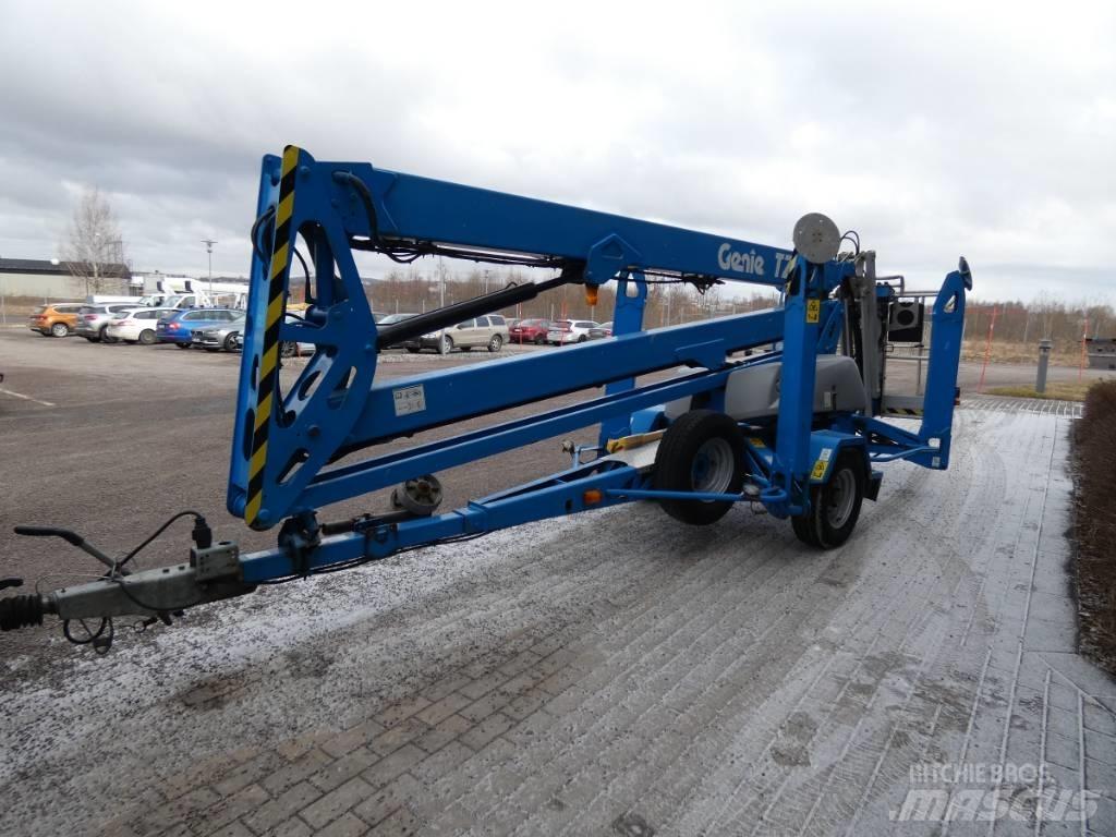 Genie TZ50DC Skylift Ant priekabų montuojamos kėlimo platformos