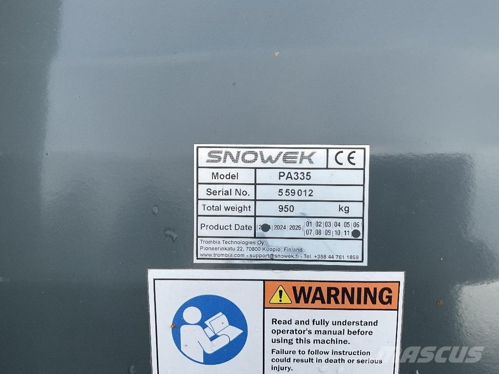 Snowek PA335 Sniego peiliai ir valytuvai
