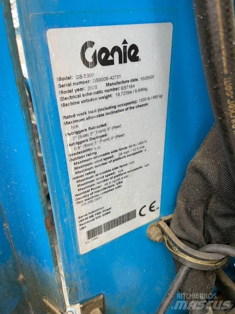 Genie GS 5390 RT Žirkliniai keltuvai