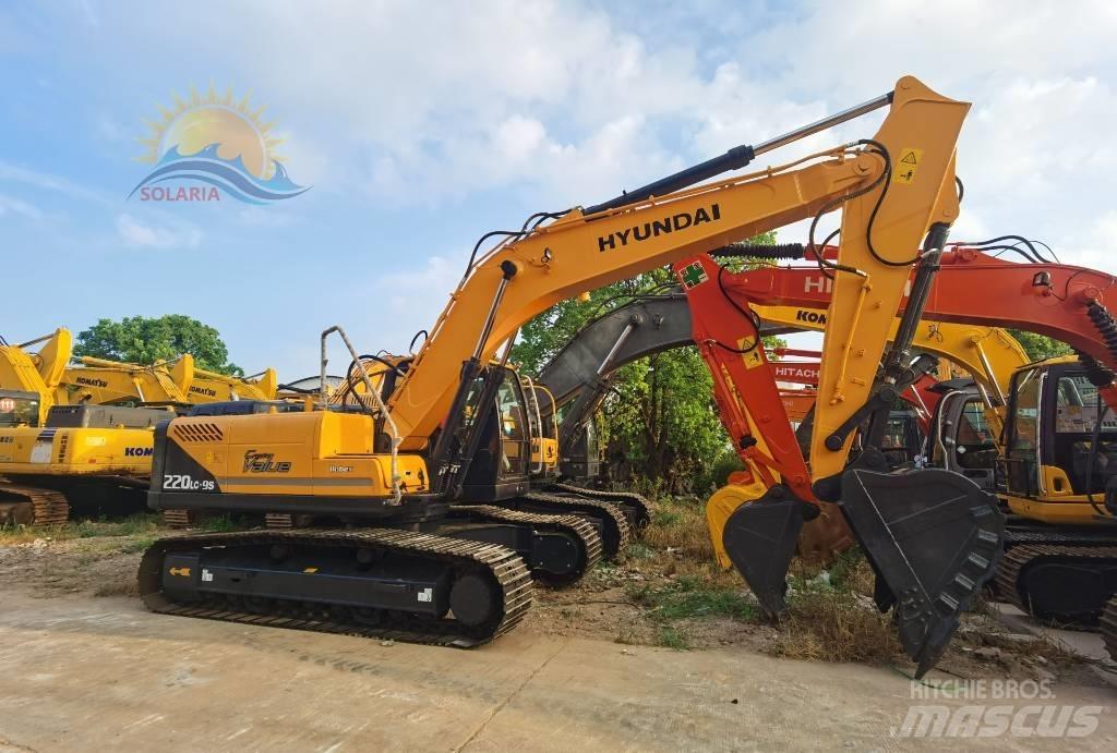 Hyundai R220LC-9S Vikšriniai ekskavatoriai
