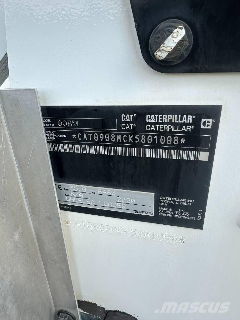 CAT 908 M Naudoti ratiniai krautuvai