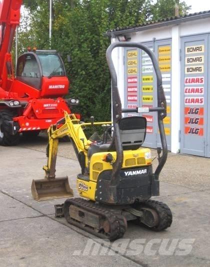 Yanmar SV 08-1A **684h** Krautuvai su šoniniu pasukimu