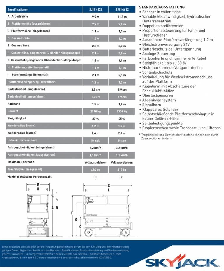 SkyJack SJ 4626 Žirkliniai keltuvai