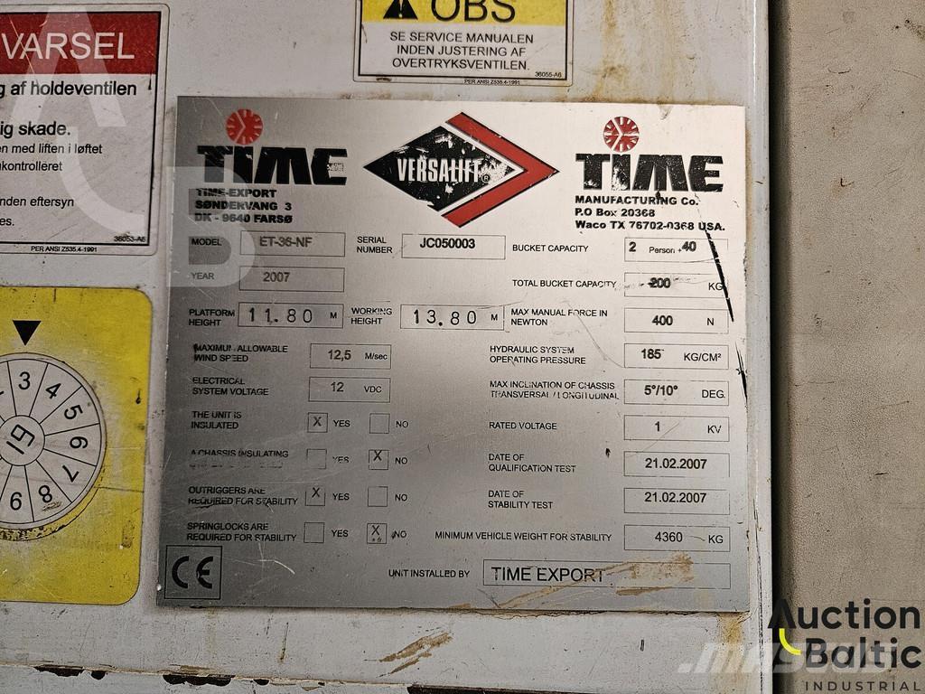 Iveco Daily Ant vilkikų montuojamos kėlimo platformos