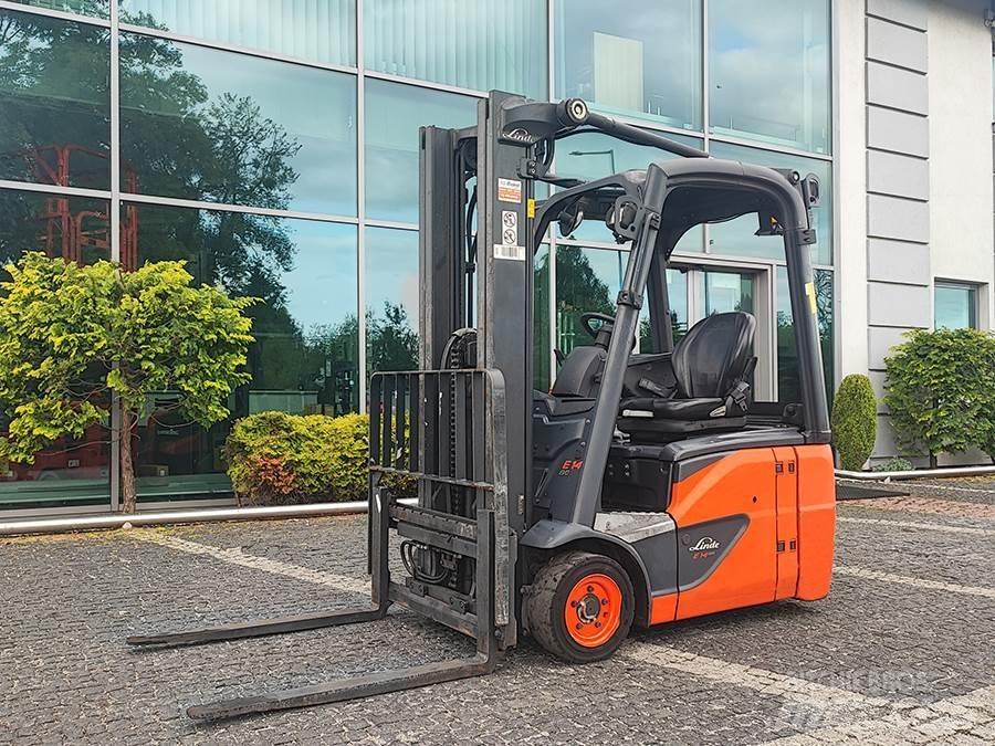 Linde E14-02 Elektriniai šakiniai krautuvai