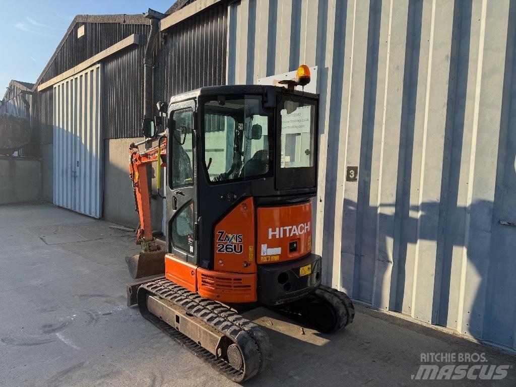 Hitachi ZX 26 Mini ekskavatoriai < 7 t