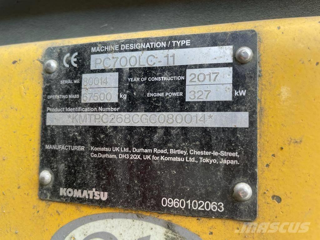 Komatsu PC700LC-11 Vikšriniai ekskavatoriai