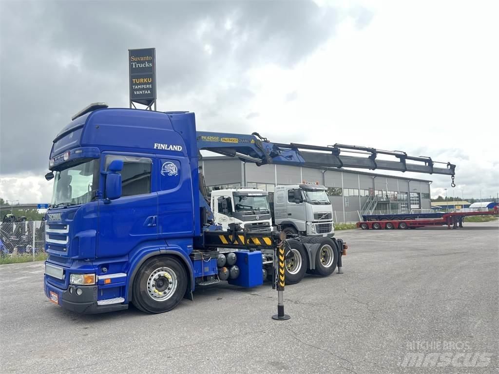 Scania R 560 6X2 Automobiliniai kranai