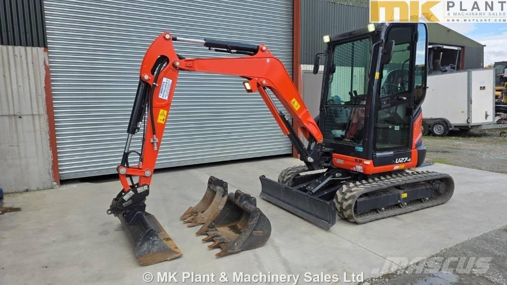 Kubota U 27-4 Mini ekskavatoriai < 7 t