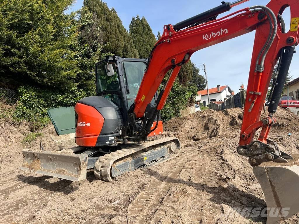 Kubota U 56-S Mini ekskavatoriai < 7 t