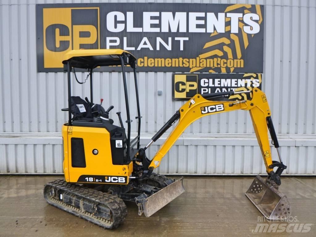 JCB 18Z-1 Mini ekskavatoriai < 7 t