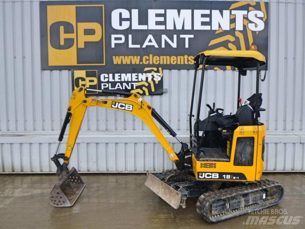 JCB 18Z-1 Mini ekskavatoriai < 7 t