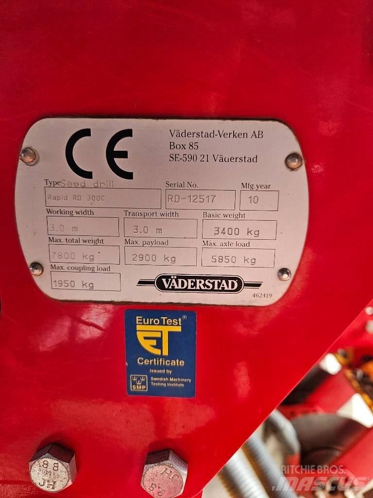 Väderstad Rapid300C Sėjamieji kombainai
