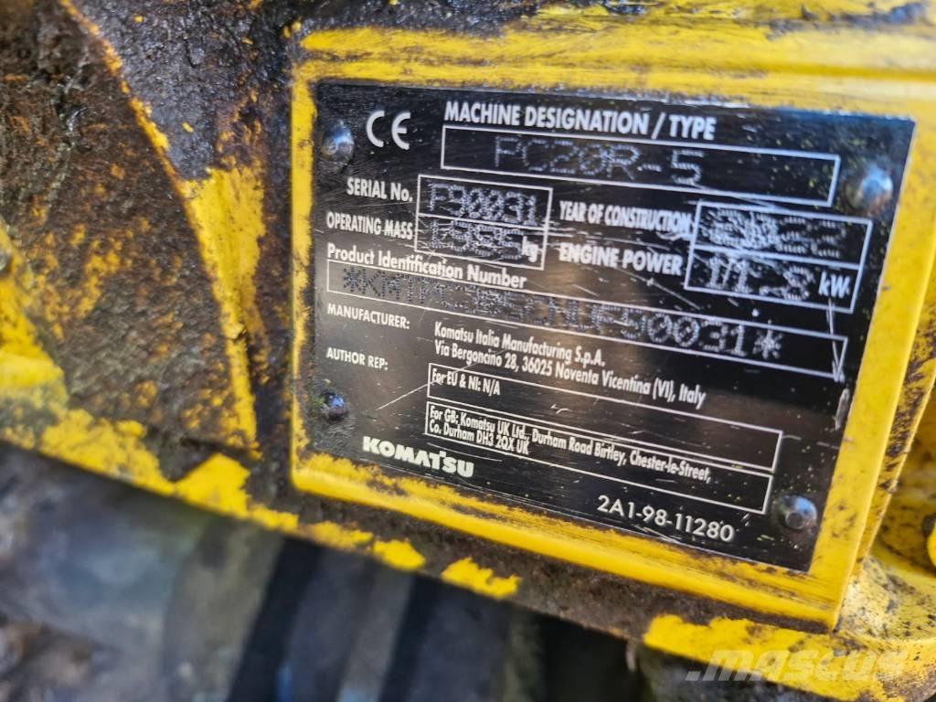 Komatsu PC 20 R-5 Mini ekskavatoriai < 7 t