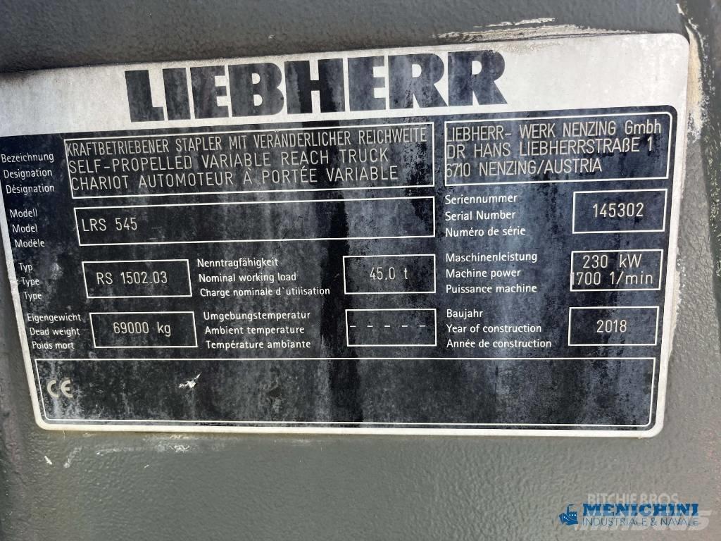 Liebherr LRS 545 Naudoti konteinerių krautuvai