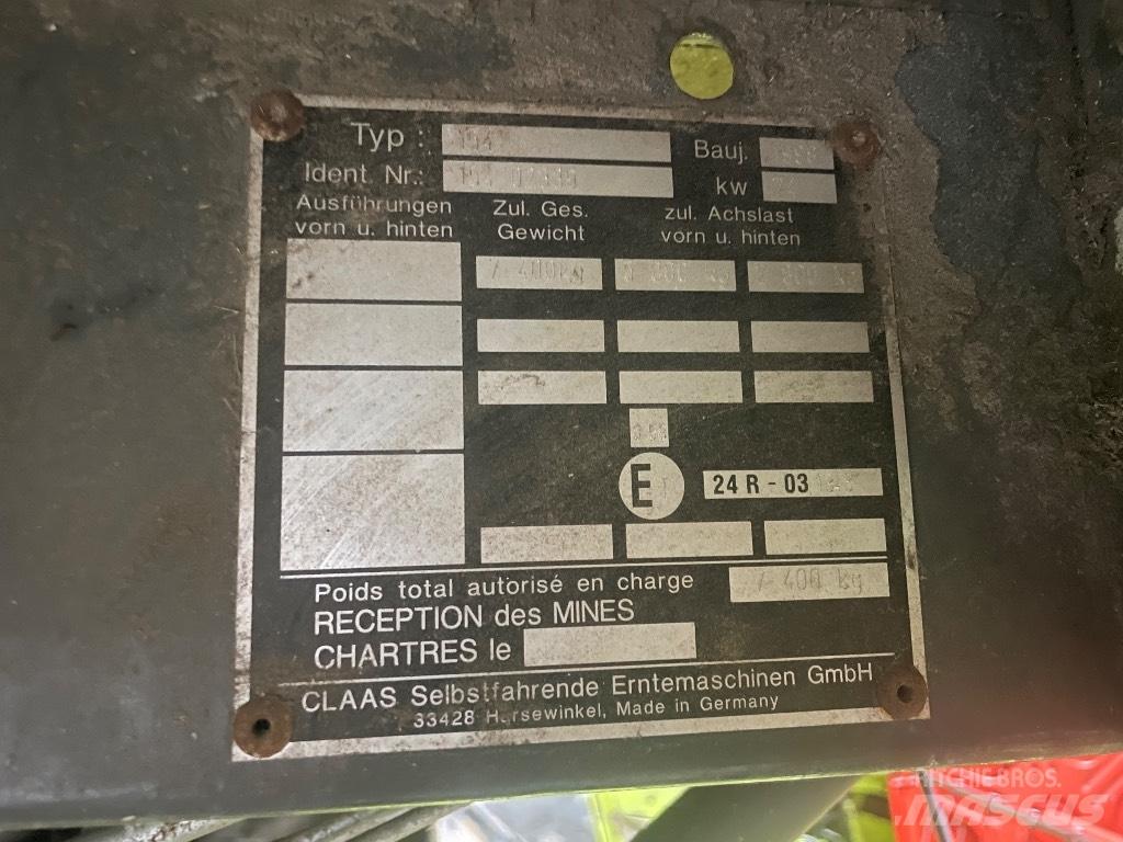 CLAAS 58S Derliaus nuėmimo kombainai