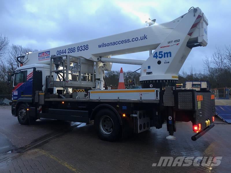 Wumag T450 Ant vilkikų montuojamos kėlimo platformos