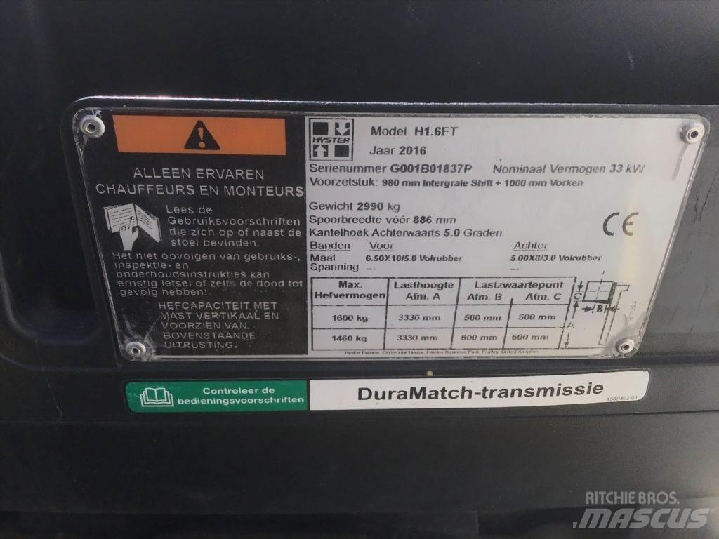 Hyster H 1.6 FT LPG (dujiniai) krautuvai