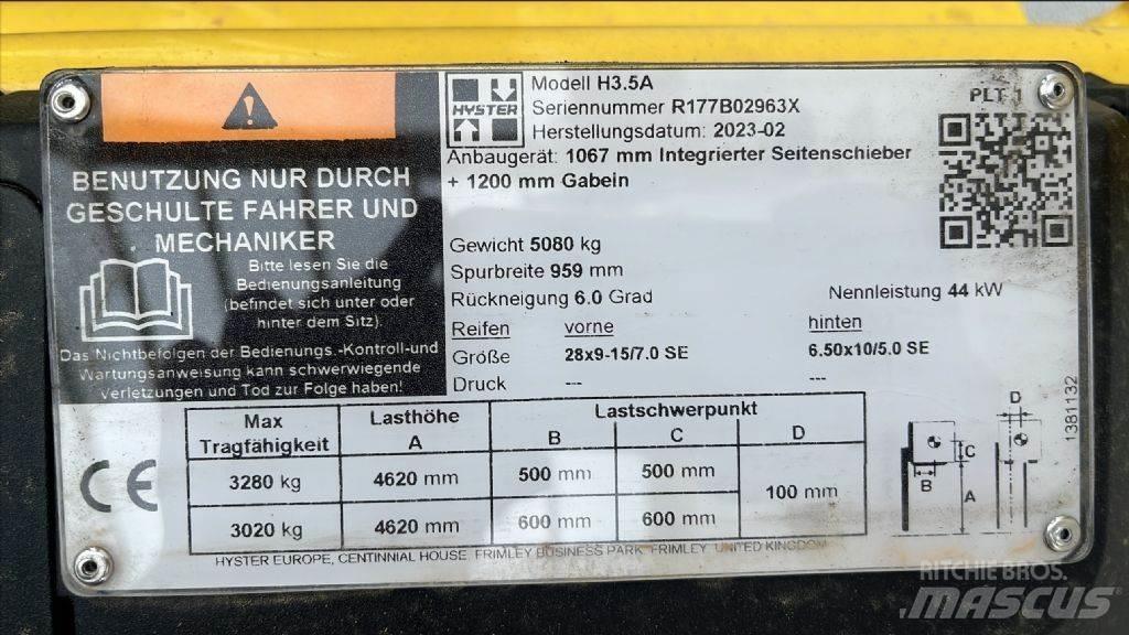 Hyster H 3.5 A Dyzeliniai krautuvai