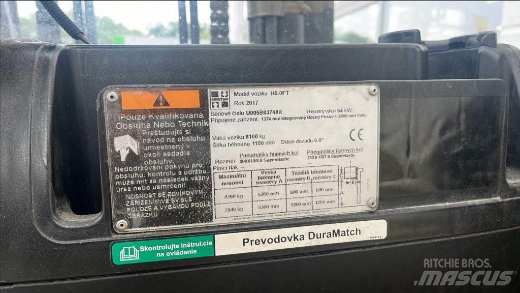 Hyster H 5.0 FT LPG (dujiniai) krautuvai