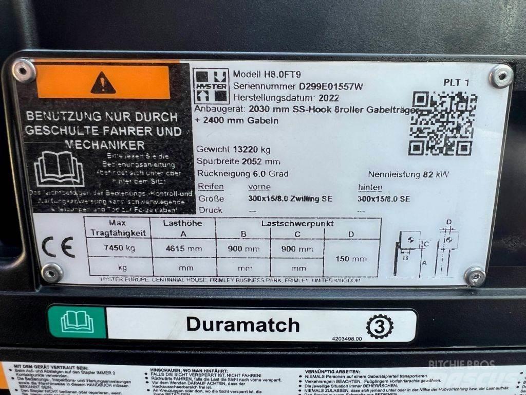 Hyster H 8.0 FT9 Dyzeliniai krautuvai