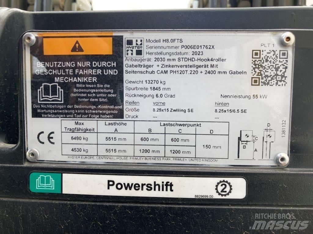 Hyster H 8.0 FTS Dyzeliniai krautuvai