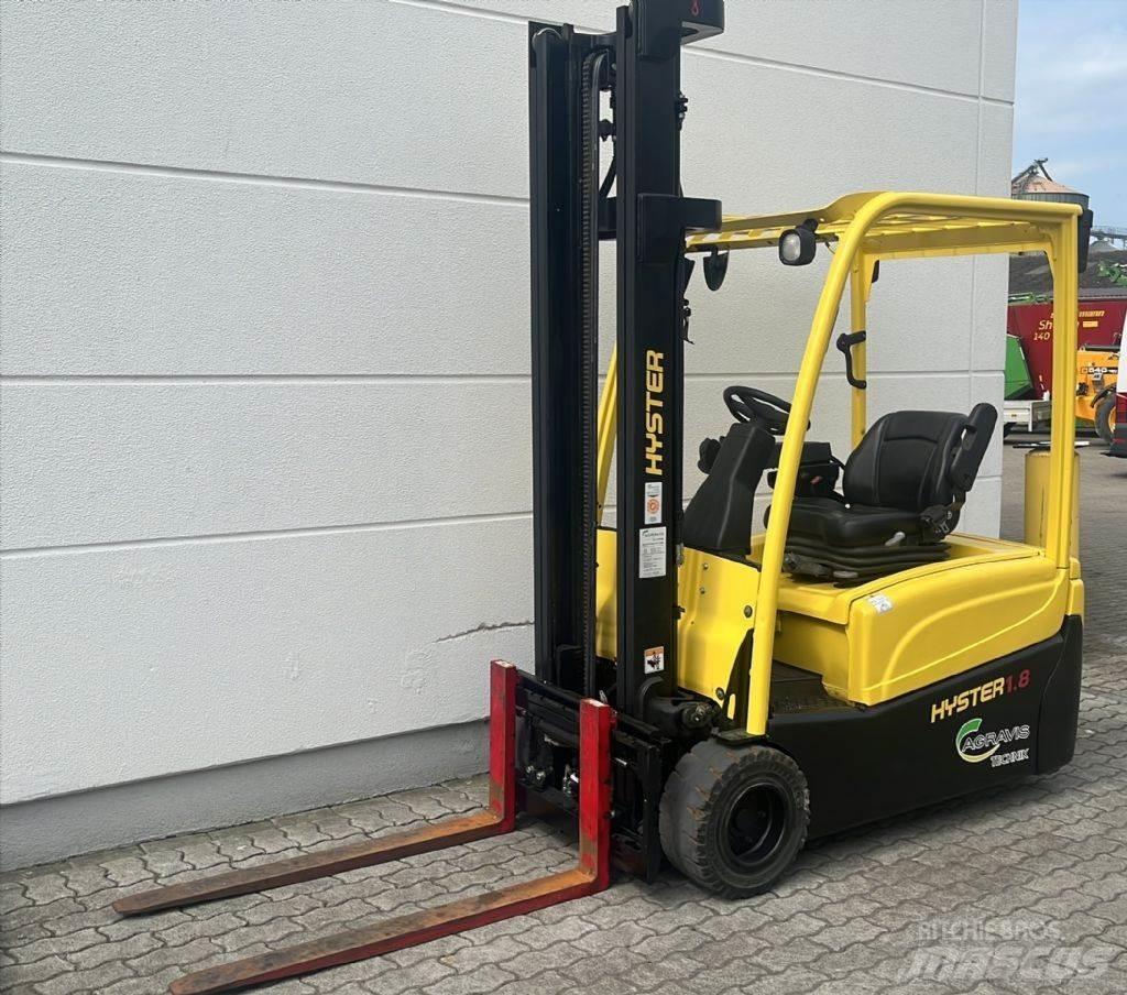 Hyster J 1.8 XNT Elektriniai šakiniai krautuvai