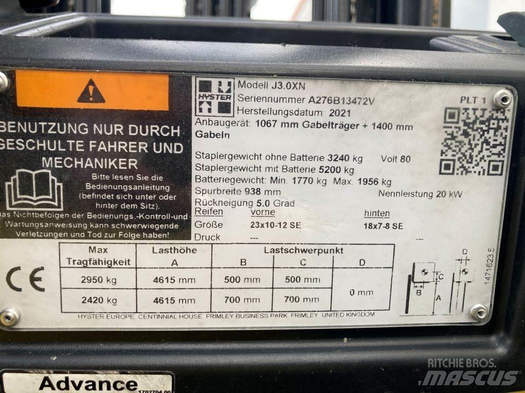 Hyster J 3.0 XN Elektriniai šakiniai krautuvai
