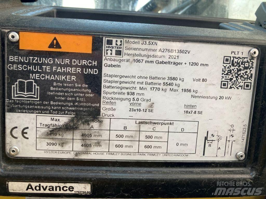 Hyster J 3.5 XN Elektriniai šakiniai krautuvai
