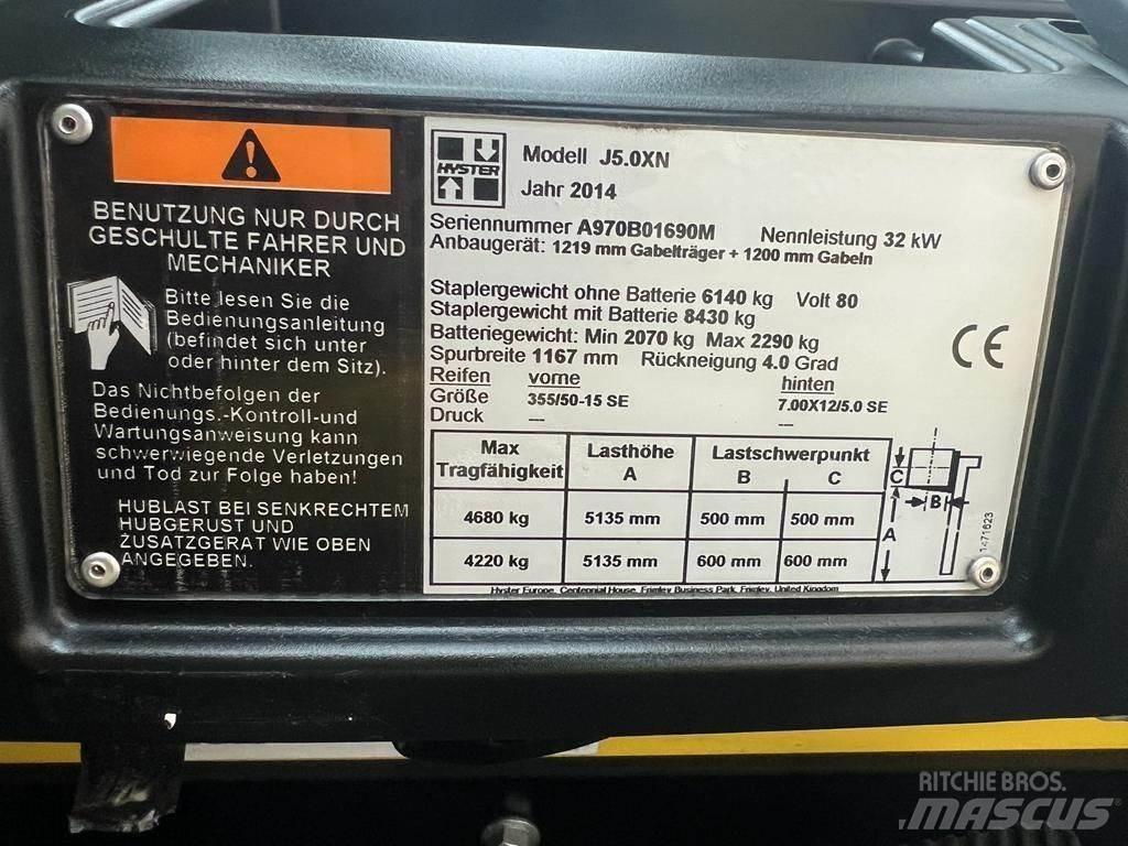 Hyster J 5.0 XN Elektriniai šakiniai krautuvai