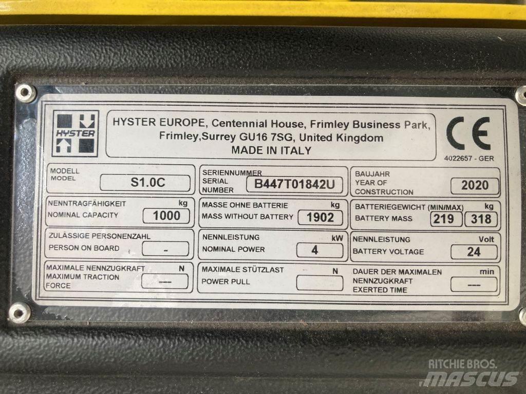 Hyster S 1.0 C Rankiniai vėžimėliai