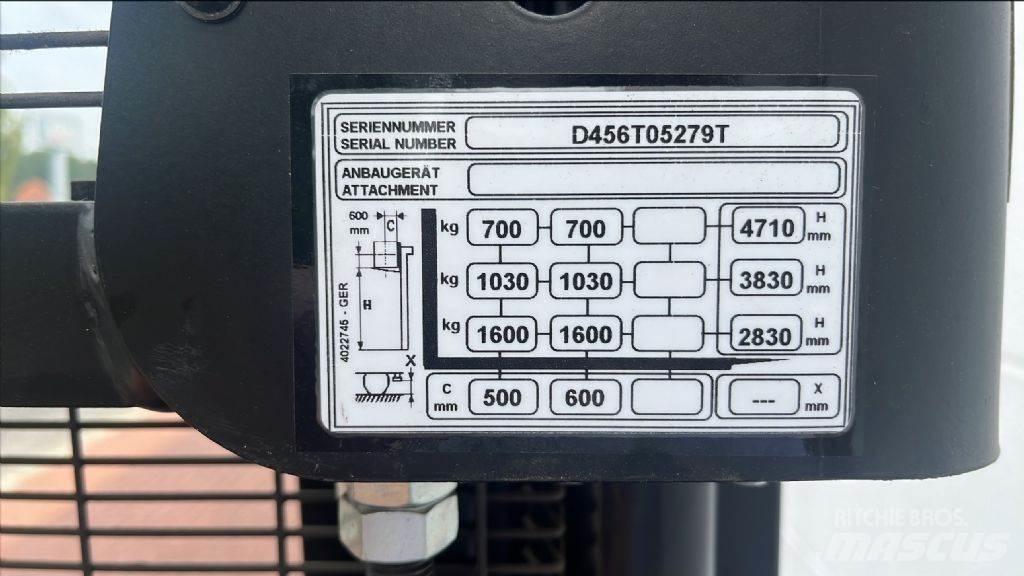 Hyster S1.6IL Rankiniai vėžimėliai