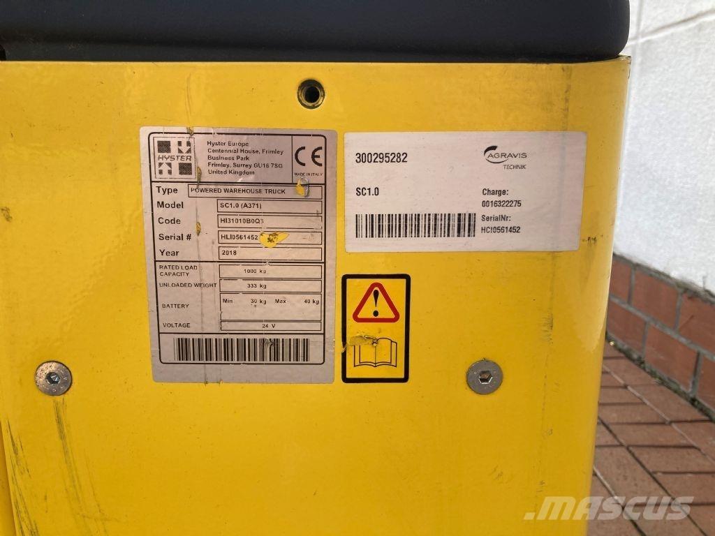 Hyster SC 1.0 Rankiniai vėžimėliai