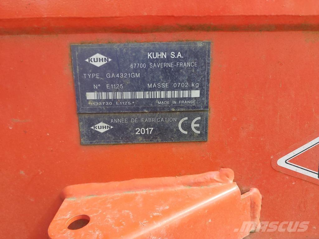 Kuhn 4321 Šieno grėbliai ir vartytuvai
