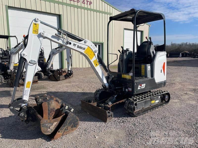 Bobcat E19 Mini ekskavatoriai < 7 t