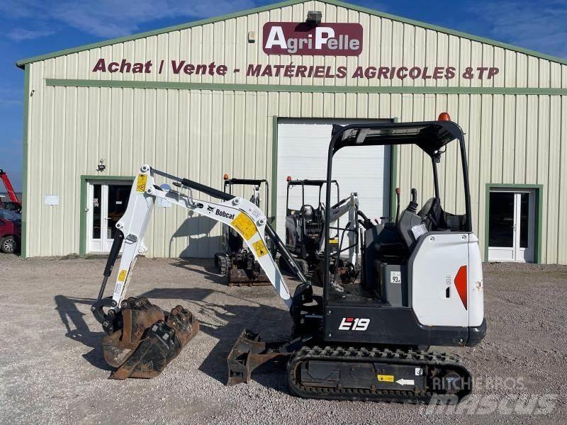 Bobcat E19 Mini ekskavatoriai < 7 t