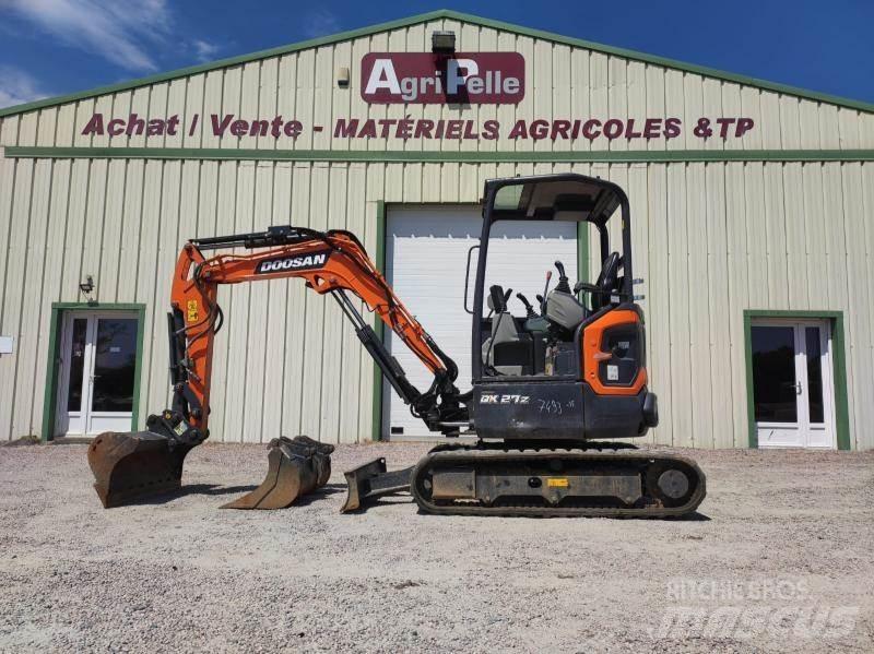 Doosan DX27Z Mini ekskavatoriai < 7 t