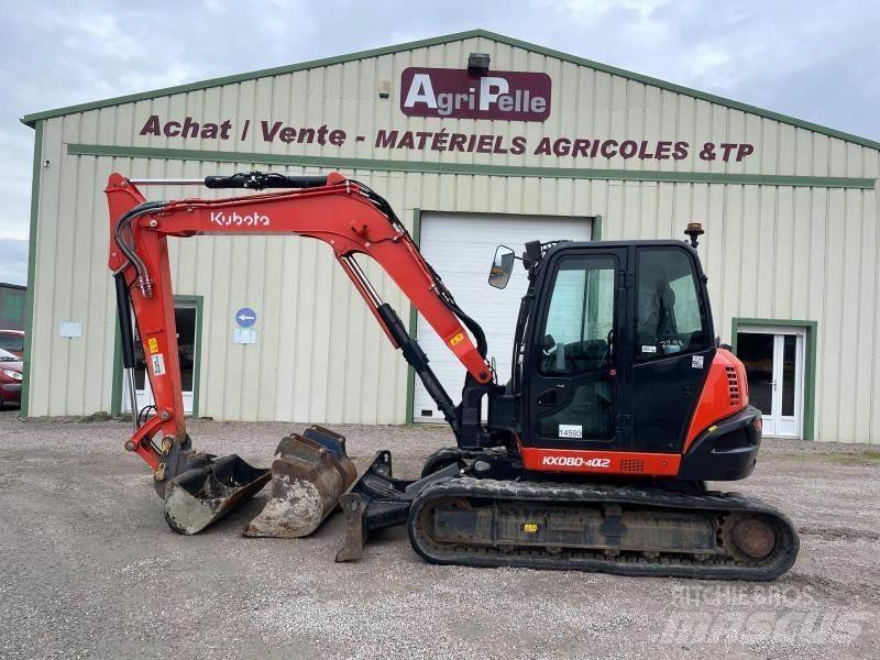 Kubota KX080-4 Mini ekskavatoriai < 7 t