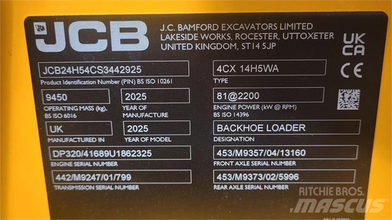 JCB 4CX Ekskavatoriniai krautuvai