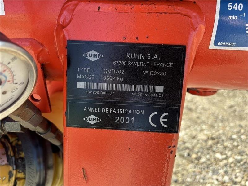 Kuhn GMD 702 Grunto gramdymo technika