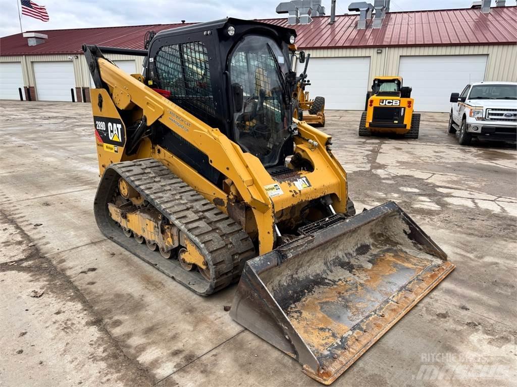 CAT 289D Krautuvai su šoniniu pasukimu