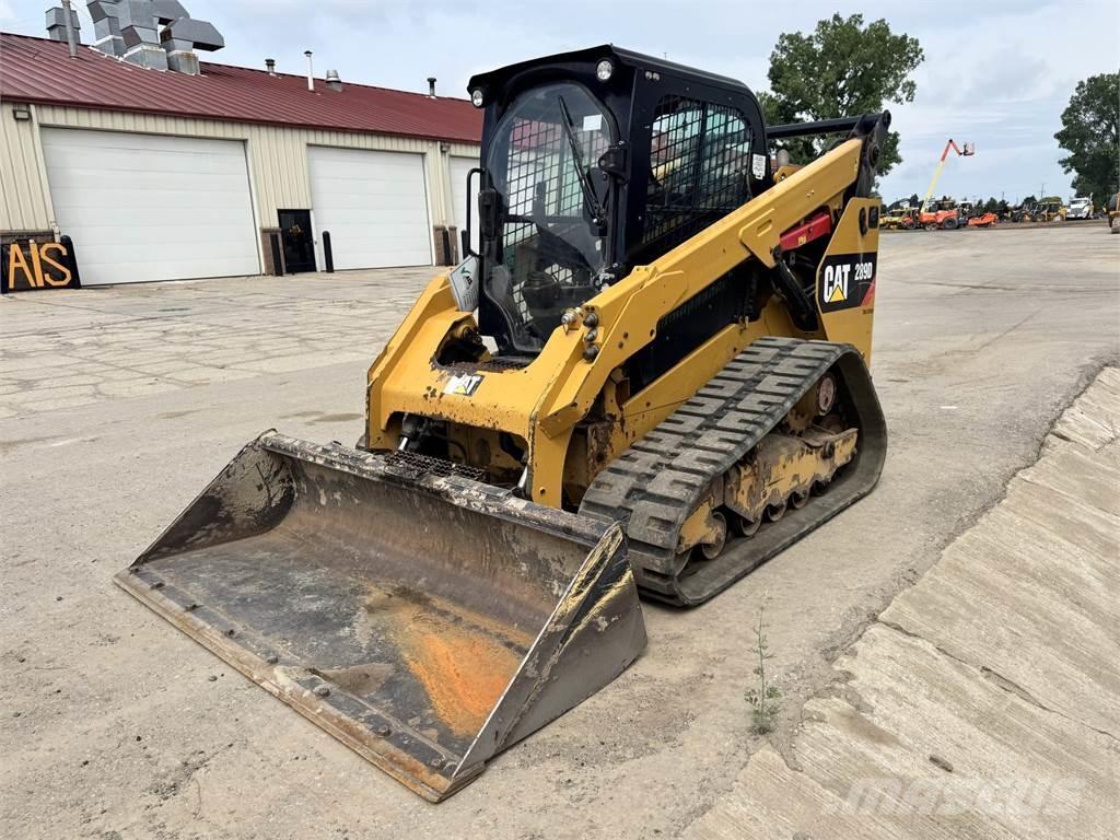 CAT 289D Krautuvai su šoniniu pasukimu
